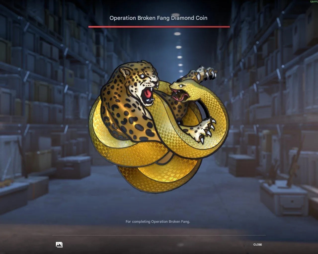 CS273 Prime Account 800+ Hours, Diamond Operation Broken Fang Coin, Premier Season One Medal, Global Offensive Badge, 2024 Service Medal 